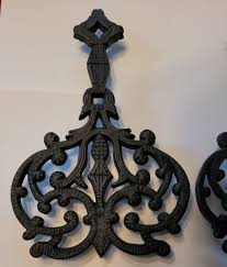 Vintage Pair Of Wilton Black Metal Trivets | eBay