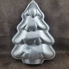 Wilton HOLIDAY Tree Shaped Cake Pan VTG '86 Mold Baking ...