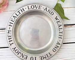 Vintage Wilton Pewter Decorative Plate With Inspirational Text - Etsy