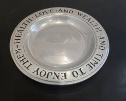 Pewter Plate 9 Wilton - Etsy