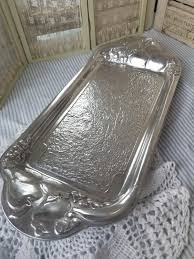 Beautiful Wilton Pewter Tray. This Long Rectangle Wilton Pewter Tray Works Beautifully to Display Candles, Jewelry or Even Cheeses. - Etsy Australia