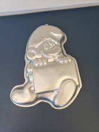 Wilton Cake Pan Smurf Holding Sign 1983 #502-4033 Vintage | eBay