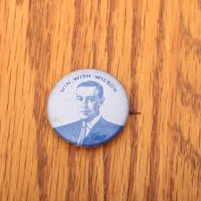 Win With Wilson Political Campaign Button Reproduction Pin | eBay