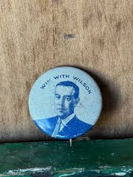 Antique 1912 WILSON Presidential Pin – The Gentleman's Stache, DBA Mercantile 1858