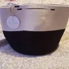 mia melange | Bags | Foldable Cotton Basket | Poshmark