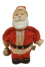 Vintage 1950's Wind-Up Santa Claus Made in Japan WORKS, SEE ...