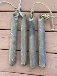 Lot of 2 Antique Old Cast Iron Window Sash Weights VII, Shy ...