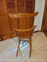 Ethan Allen Nutmeg Maple Bowback Rocking Chair Auction | Gleaton's, Metro Atlanta Auction Company, Estate Sale & Business Marketplace