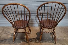 Pair of D.R. Dimes Bow Back Windsor Chairs Bench Made | eBay