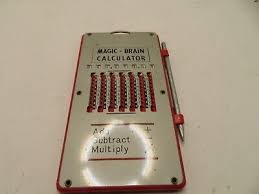 Vintage Magic Brain Mechanical Calculator with Stylet Made in Japan | eBay