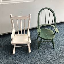 Vintage | Toys | Doll Furniture Chairs For Small Dolls Or Plush ...