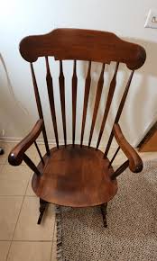 Vintage Nichols & Stone Rocking Chair Mid-century - Etsy