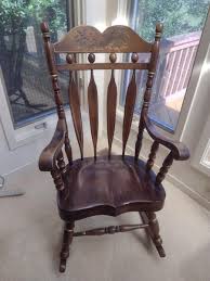 Vintage Virginia House Walnut Rocking Chair Choice B | EstateSales.org
