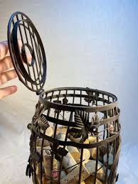 Wrought Iron Wine Barrel Cork Cage | eBay