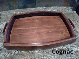 Wine Barrel Serving Tray - Etsy