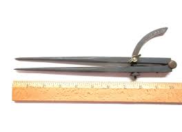 Vintage PS&W 10" Compass Divider Calipers - Peck Stow Wilcox ...