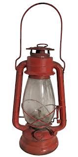 Vintage RED Winged Wheel OIL LAMP No 500 ORIGINAL ...