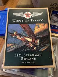 Wings Of Texaco - 1931 Stearman Biplane - Die Cast Model ...