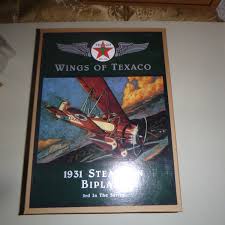 Vintage Old Boxed Wings of Texaco Coin Bank.1931 Stearman ...