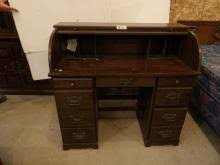Sold at Auction: ROLL TOP DESK
