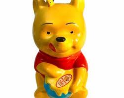 Vintage 1970s Ceramic Winnie the Pooh Honeypot Figural ...