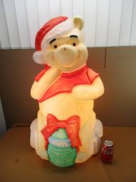 Vintage Disney WINNIE THE POOH Lighted Christmas Blow Mold ...