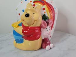 Disney Winnie the Pooh and Piglet Ceramic Vintage Cookie Jar ...
