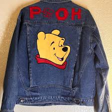 Vintage Disney Winnie the Pooh Denim Jacket | Depop