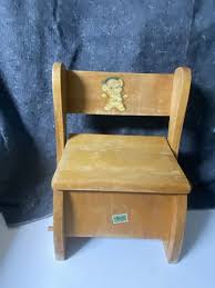 Vintage Thayer Tops for Tots Wooden Folding Potty Chair | eBay