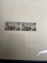 1962 Winslow Homer Single 4c Postage Stamp - Sc# 1207 Block ...