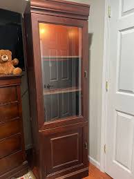 Vintage Display Cabinet With Interior Light