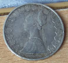 RARE Vintage Silver COIN Italy 500 Lira Silver Columbus ...