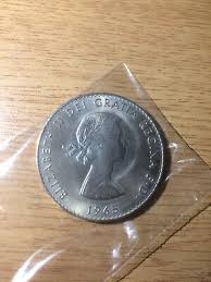 Elizabeth II Dei Gratia Regina F.D. 1965 Churchill - XF ...