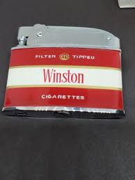 Vtg Winston Cigarette Lighter Crown Design 1950'S Orig Packaging | eBay