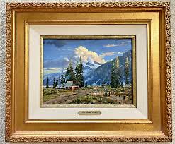 Thomas Kinkade ORIGINAL Painting "The Road House" (Not A Reproduction) | eBay