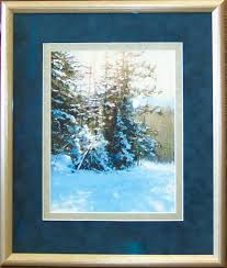 Art Gallery of the Rockies | Along the Old Road by Becky Johnson Framed
