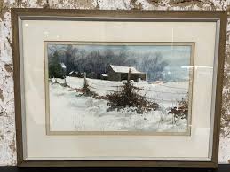 Sold at Auction: Robert Nickel, Robert Nickel Watercolor