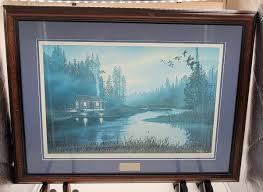 Autographed Framed Print Of Backwater Woodies By Eddie LeRoy # 54 OF 900 33×25.5 | eBay