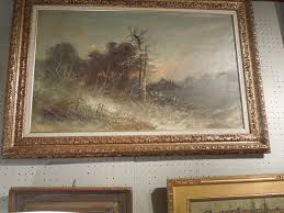 J. Shaw, 1859, Winter Scene, OOC, 30" x 45" | eBay