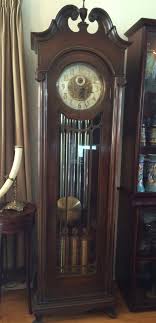 Antique Winterhalder & Hofmeier Grandfather Tall Floor Clock ...