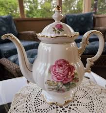 Vtg 5-pc Hutschenreuther The Dundee Pink Rose Bavaria ...