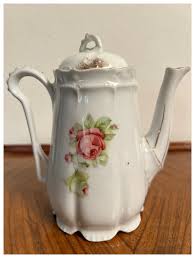 Antique Child's 13 Piece Chocolate Pot/Tea Set Decorated ...