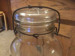 Vintage Mason Jar. 2 Quarts? 10" H x 4.5" D. | eBay