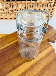 Vintage (1945) K 1779 5 Canning Jar, Kemple Glassworks, Wire ...