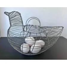 Storage & Organization | Vintage Rustic Chicken Wire Egg ...