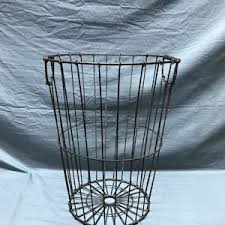 Vintage Wire Hamper - Etsy