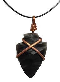 Handcrafted Copper wire wrapped Flint-style Native American ...