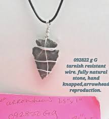 Arrowhead jewelry reproductions Spear Points Blade pendants ...