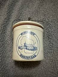 Wisconsin Homestead Cheese Crock With Cover & Seal ...