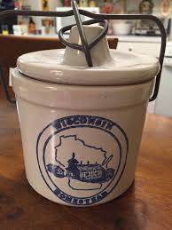 Vintage Homestead Wisconsin Dairy Cheese Butter Stoneware ...